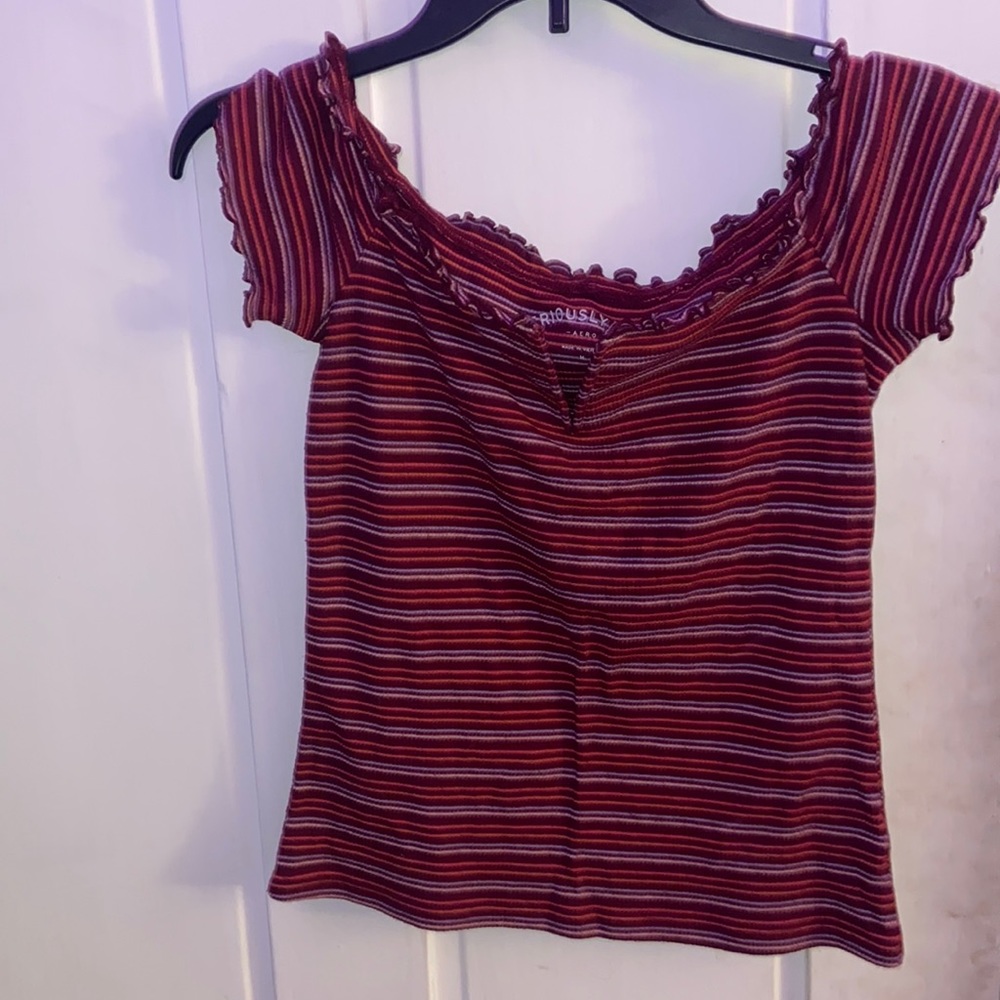 Aeropostale Off the Shoulder Shirt